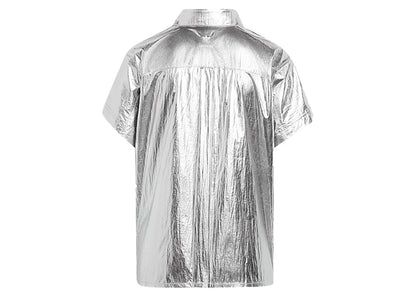 adidas Ivy Park Metallic Shirt Silver Metallic