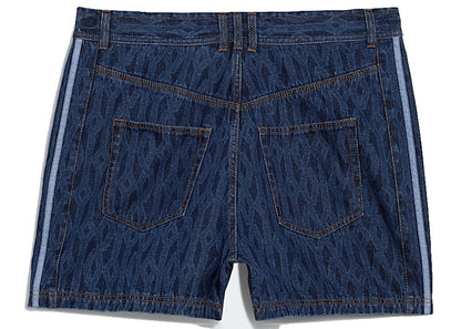 adidas Ivy Park Monogram Denim Shorts (All Gender) Dark Denim