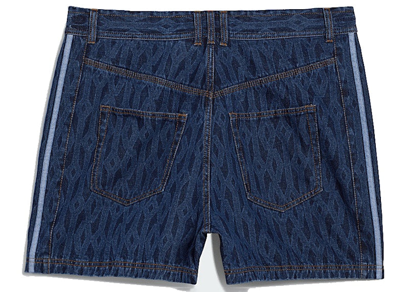 adidas Ivy Park Monogram Denim Shorts (All Gender) Dark Denim
