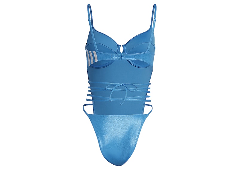adidas Ivy Park One-Piece Swimsuit Shock Cyan