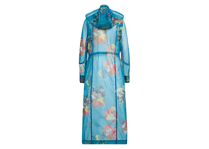 adidas Ivy Park Printed Organza Jacket Crystal AOP/Shock Cyan