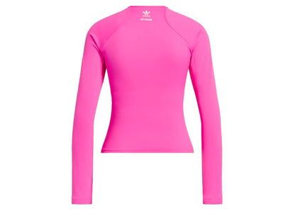 adidas Ivy Park Sequin Star Rash Guard Shock Pink