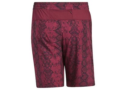 adidas Ivy Park Snakeskin Allover Print Shorts (Mens) Cherry Wood/Black