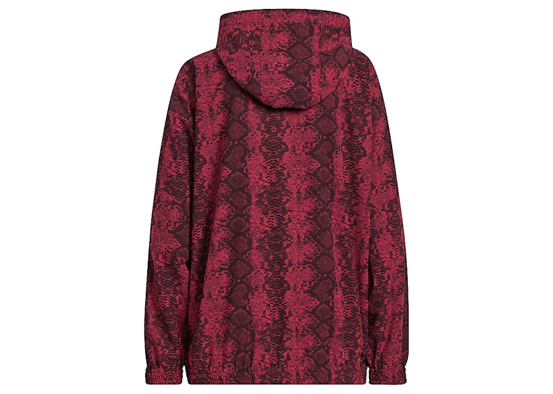 adidas Ivy Park Snakeskin-Print Windbreaker (All Gender) Cherry Wood/Black