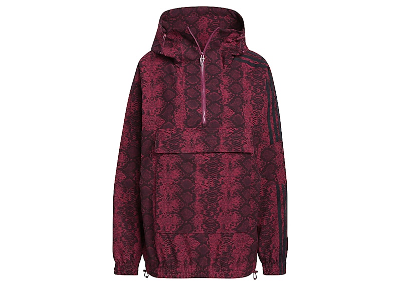 adidas Ivy Park Snakeskin-Print Windbreaker (All Gender) Cherry Wood/Black