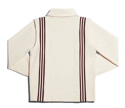 adidas Ivy Park Snap Track Jacket Ecru Tint/Maroon