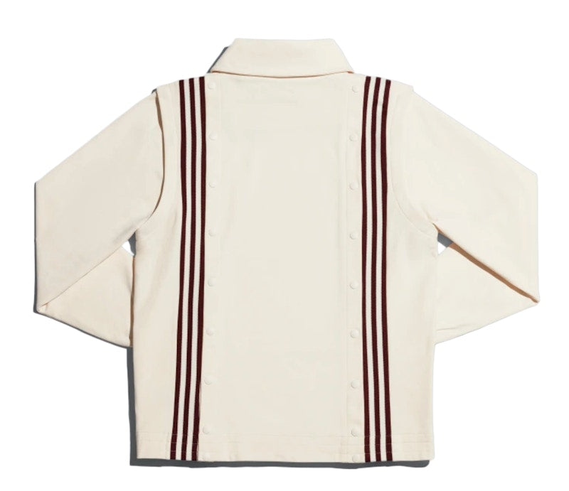 adidas Ivy Park Snap Track Jacket Ecru Tint/Maroon