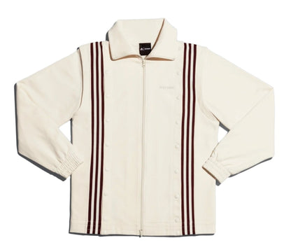 adidas Ivy Park Snap Track Jacket Ecru Tint/Maroon