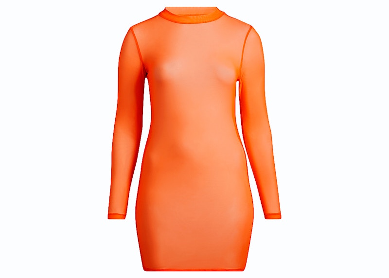 adidas Ivy Park Swim Cover-Up Dress (Plus Size) Solar Orange