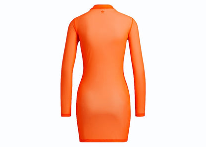 adidas Ivy Park Swim Cover-Up Dress Solar Orange