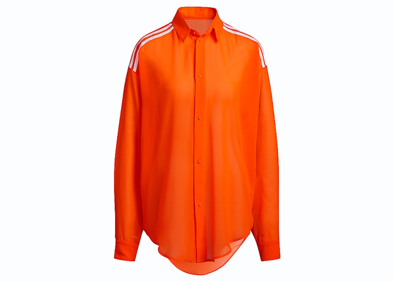 adidas Ivy Park Swim Cover-Up Shirt Solar Orange