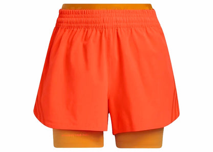 adidas Ivy Park Two-In-One Shorts Solar Orange