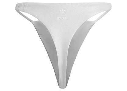adidas Ivy Park V-Cut Swim Bottoms (Plus Size) Light Solid Grey/Silver Metallic