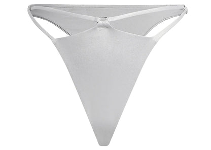 adidas Ivy Park V-Cut Swim Bottoms (Plus Size) Light Solid Grey/Silver Metallic