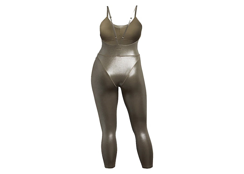 adidas Ivy Park V-Neck Catsuit (Plus Size) Medium Dark Khaki