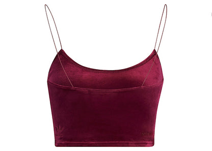 adidas Ivy Park Velour Bralette Cherry Wood