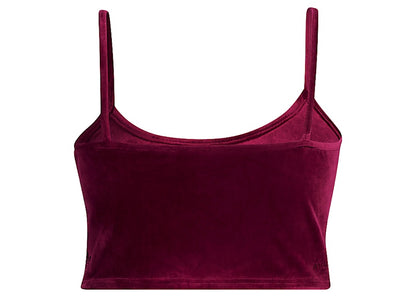 adidas Ivy Park Velour Bralette (Plus Size) Cherry Wood