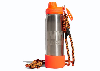 adidas Ivy Park Water Bottle Metallic Silver/Solar Orange