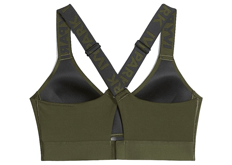 adidas Ivy Park x Peloton BR Tape Bra Focus Olive/Black