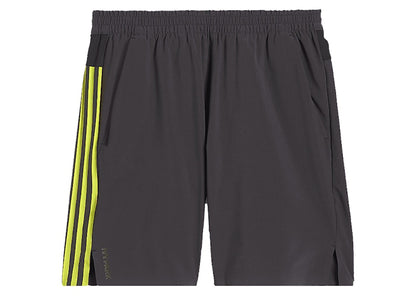 adidas Ivy Park x Peloton Crinkle Nylon Shorts Black/Shock Lime