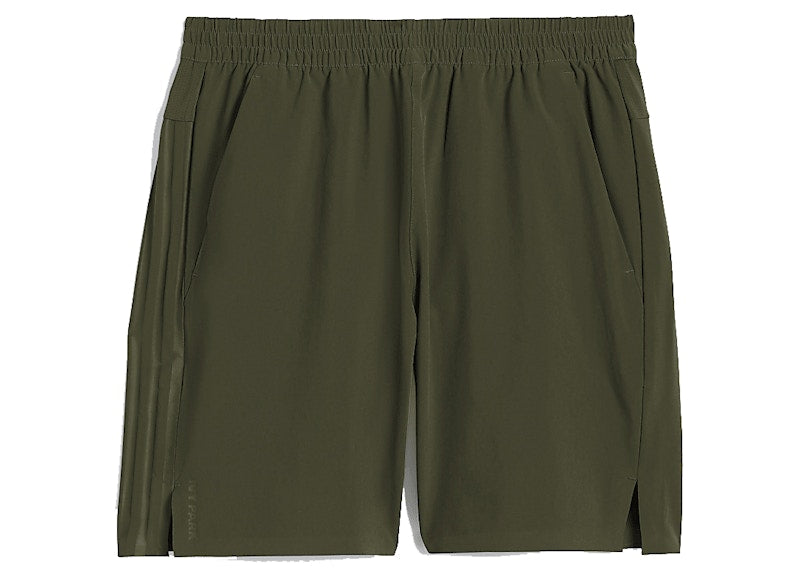 adidas Ivy Park x Peloton Crinkle Nylon Shorts Focus Olive