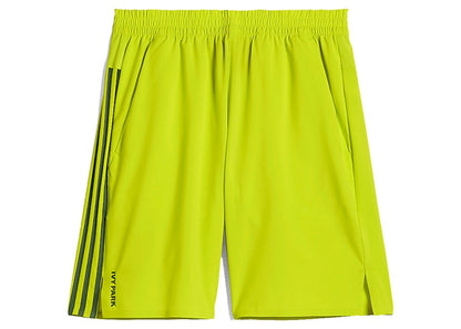 adidas Ivy Park x Peloton Crinkle Nylon Shorts Shock Lime/Focus Olive