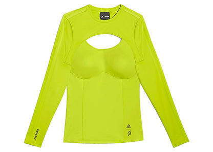 adidas Ivy Park x Peloton Shrug Tank Top Set (Plus Size) Focus Olive/Black/Shock Lime