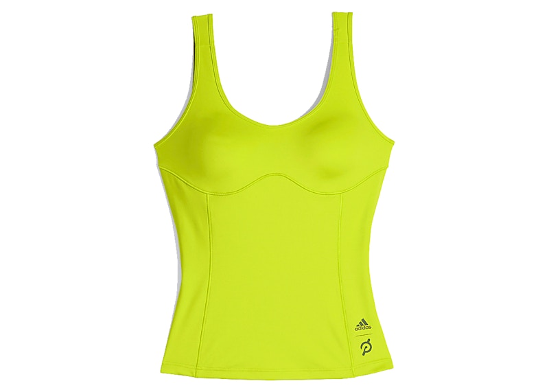 adidas Ivy Park x Peloton Shrug Tank Top Set Shock Lime/Focus Olive