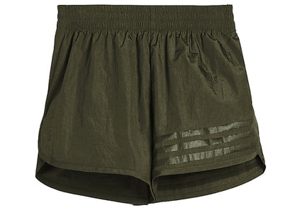 adidas Ivy Park x Peloton Wind Shorts Focus Olive