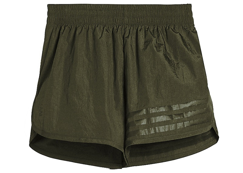 adidas Ivy Park x Peloton Wind Shorts Focus Olive