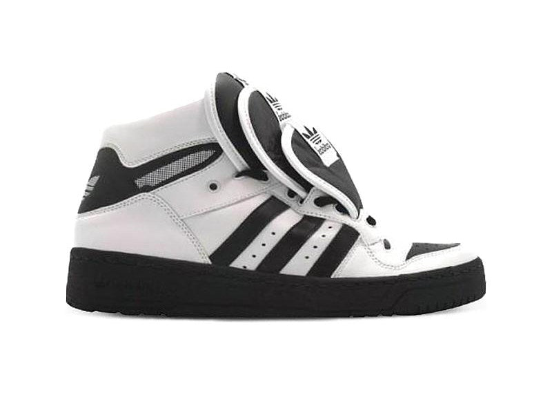adidas JS Metro Attitude Jeremy Scott 3 Tongues White Black