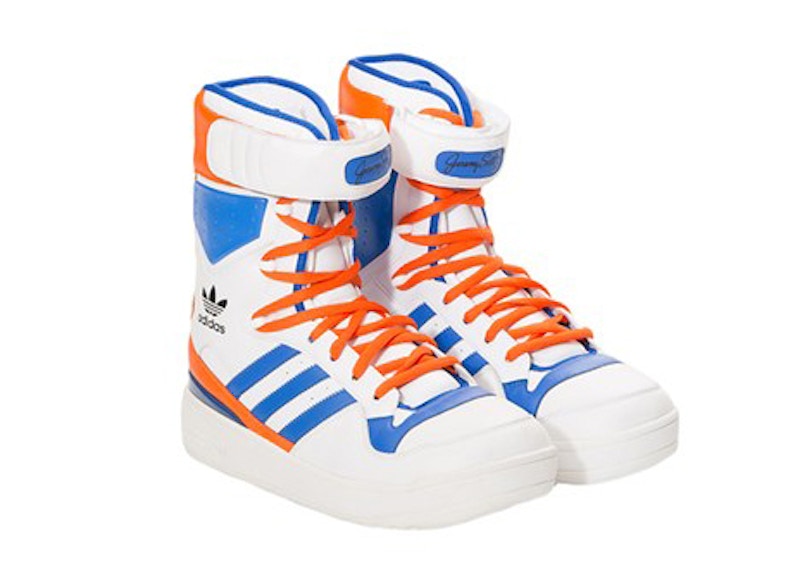 adidas JS Snow Jeremy Scott White Orange Blue