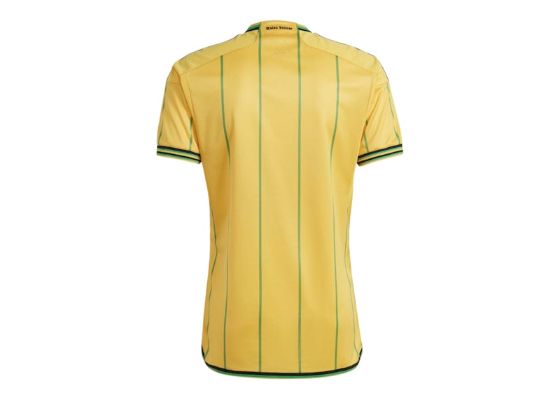 adidas Jamaica 23 Home Jersey Bold Gold/Vivid Green