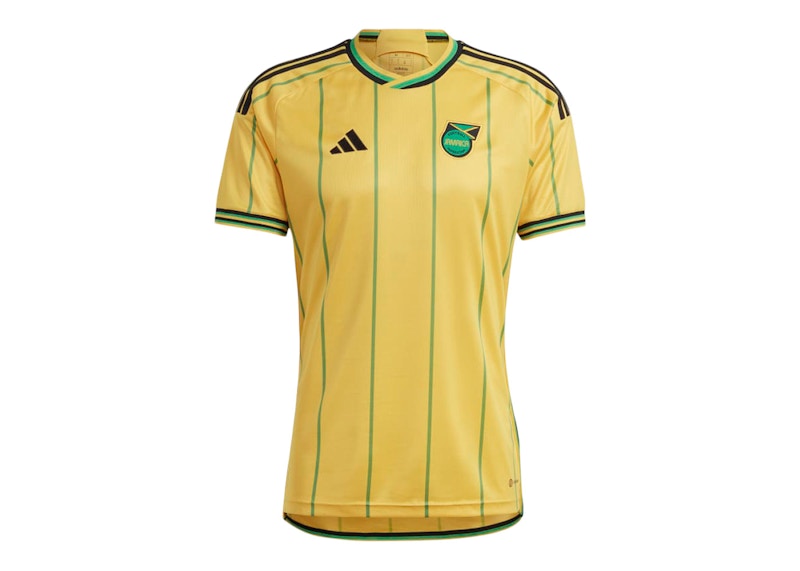 adidas Jamaica 23 Home Jersey Bold Gold/Vivid Green