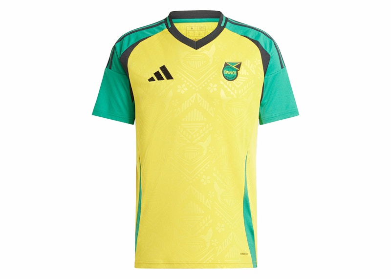 adidas Jamaica 24 Home Jersey Hazy Yellow