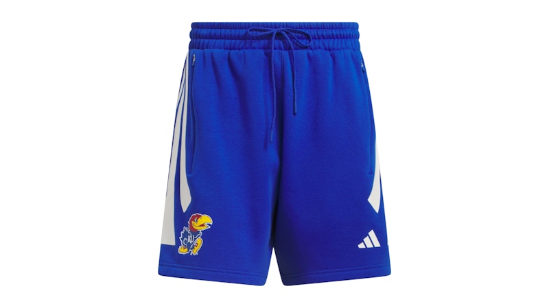 adidas Jayhawks Chapter Short Kansas Royal Blue Cream White