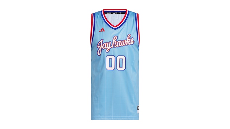 adidas Jayhawks Light Swingman Jersey Blue Team Light Blue Royal Blue