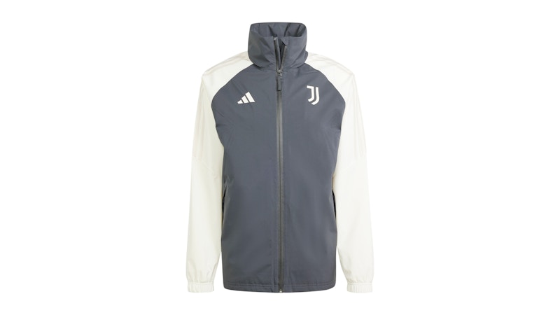 adidas Juventus Condivo 22 Rain Jacket Carbon Cream White