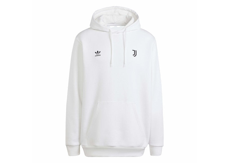adidas Juventus Essentials Trefoil Hoodie White