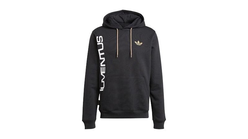 adidas Juventus Graphic Hoodie Black/Dark Football Gold