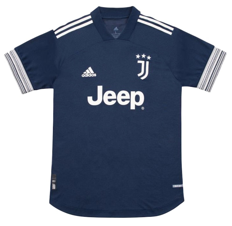 adidas Juventus Maglia Gara Away Authentic 2020/21 Jersey Blue