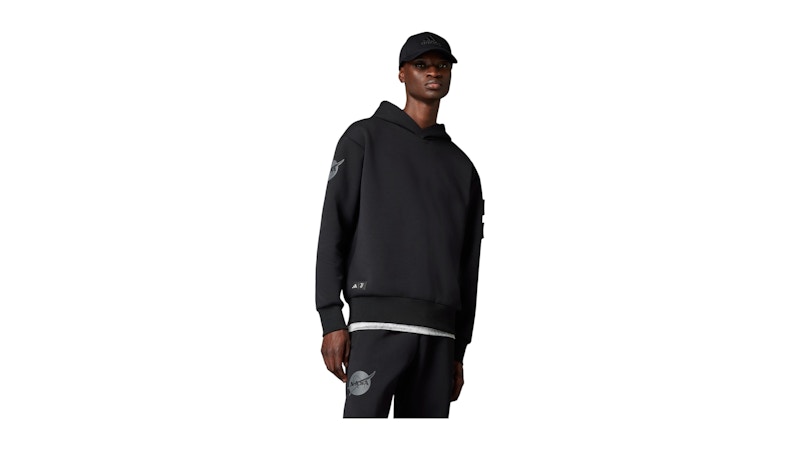 adidas Juventus Nasa-Inspired Seasonal Doubleknit Hoodie Black