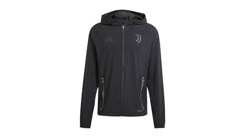 adidas Juventus Tiro 25 Competition Vis Tech Travel Jacket Black