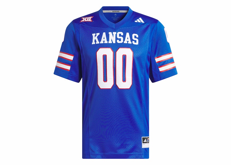 adidas Kansas Football Off-Field Home Jersey Royal Blue