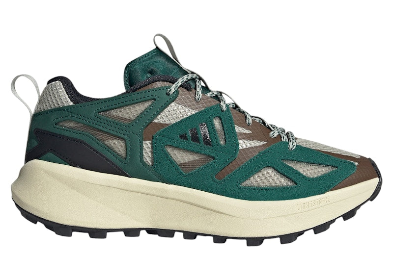 adidas Kantai Trail Putty Grey Core Black Collegiate Green