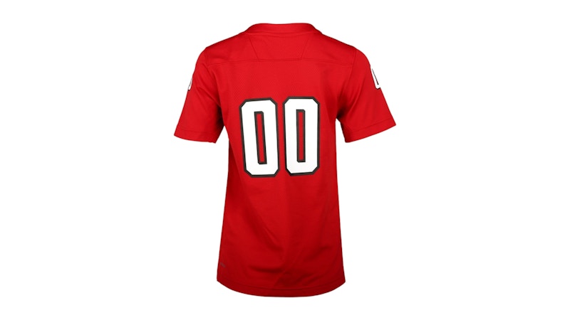 adidas Kids Blank Crew Neck Short Sleeve Football Jersey Red
