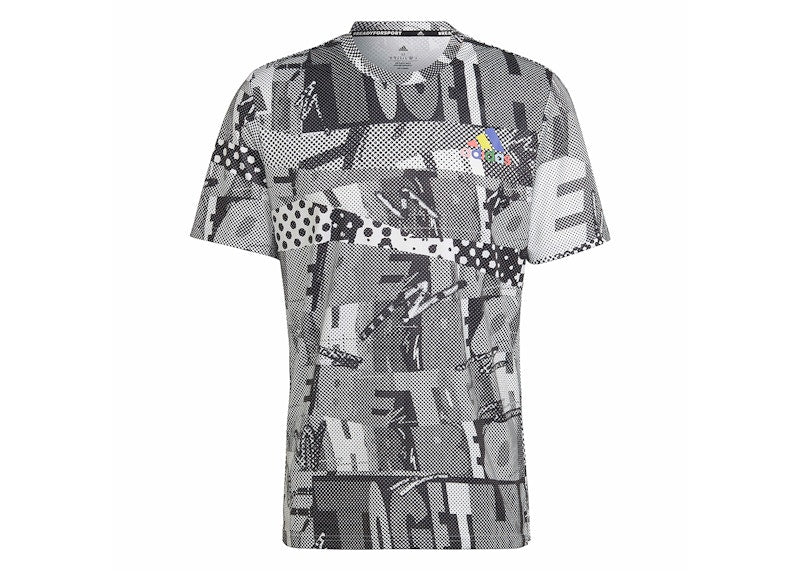 adidas Kris Andrew Small Training Tee Black/White