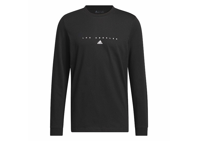 adidas LA Graphic Long Sleeve Tee Black