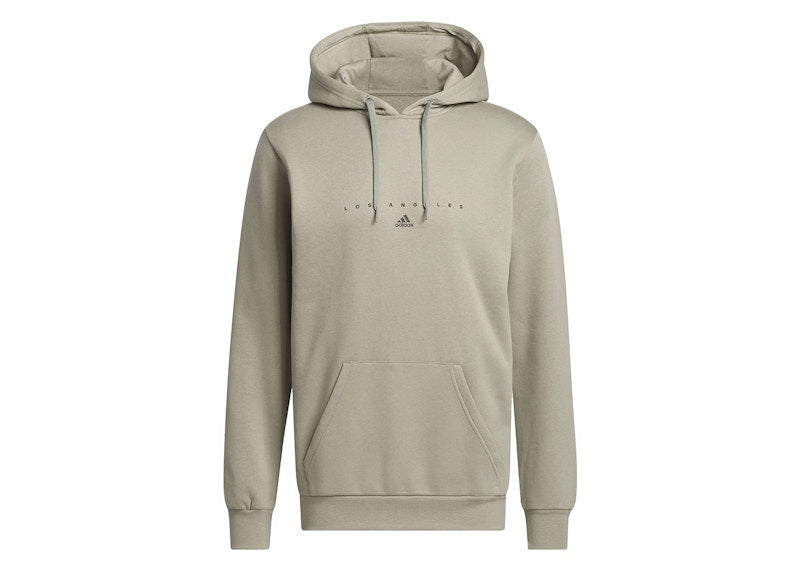 adidas La Graphic Hoodie Silver Pebble