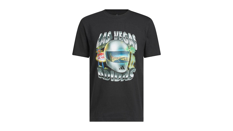 adidas Las Vegas Visor Motorsport Graphic T-Shirt Black